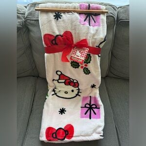 Hello Kitty Light Pink Christmas Blanket